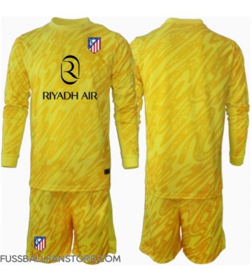 Atletico Madrid Torwart Replik 3rd trikot Kinder 2024-25 Langarm (+ Kurze Hosen)